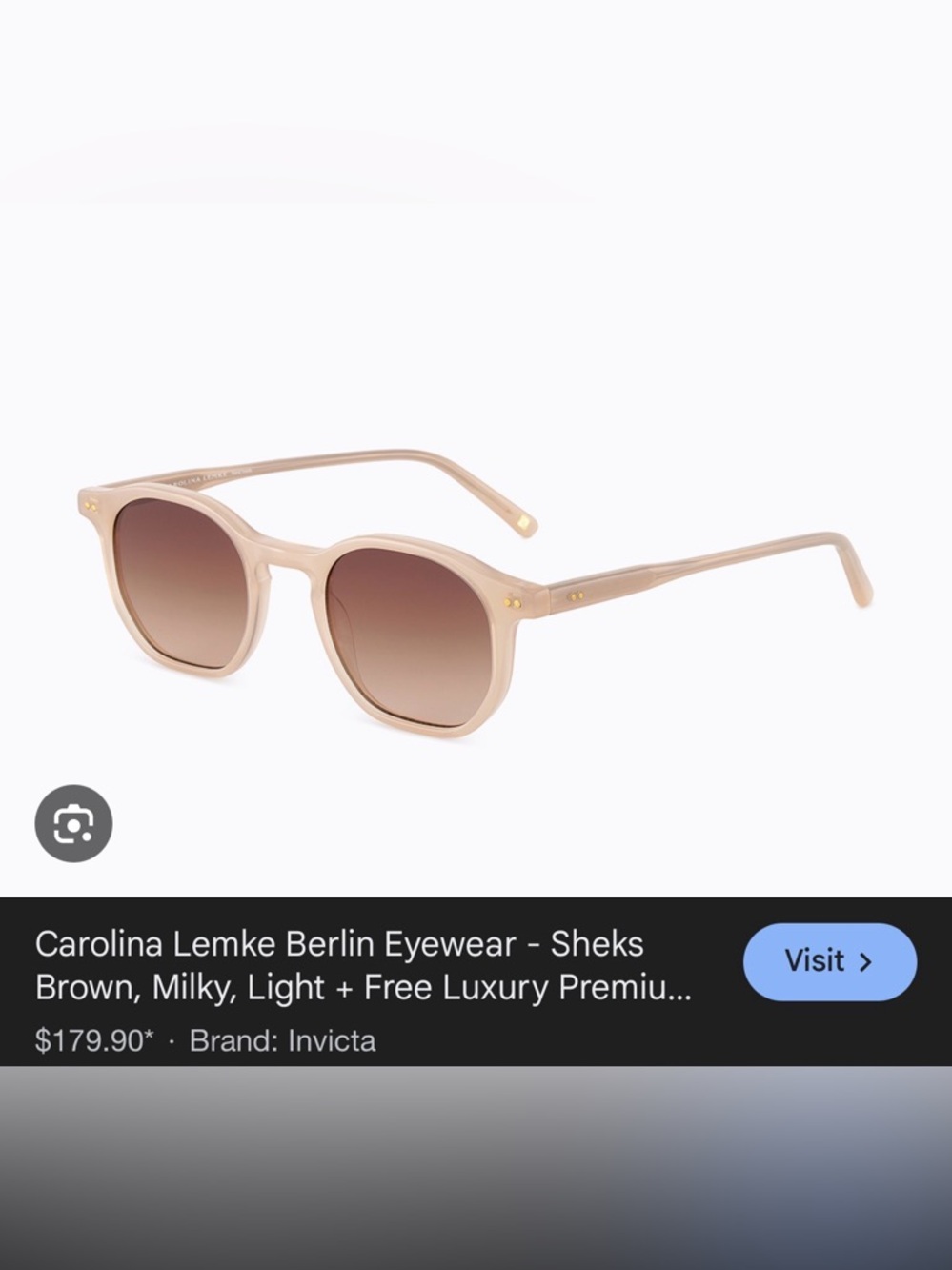 BNNW Carolina Lemke Berlin Women's Sunglasses with Case.